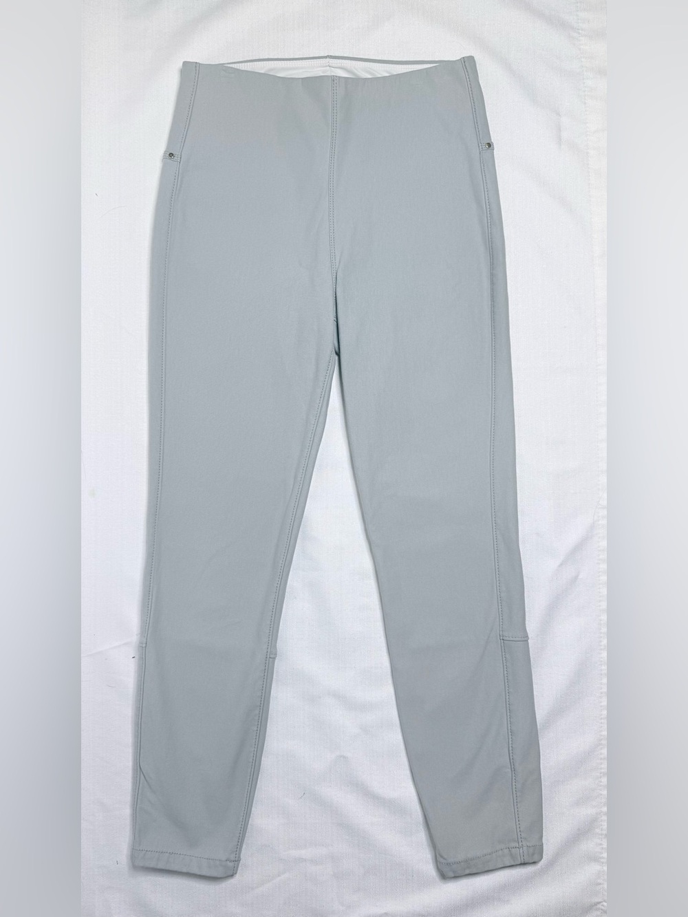 Lysse High Rise Shaping Leggings Women's S Gray Denim Stretch Waist Skinny Pant